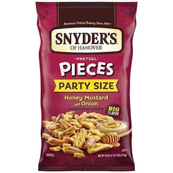Snyder's Of Hanover Honey Mustard And Onion Pretzel Pieces - 18 Oz