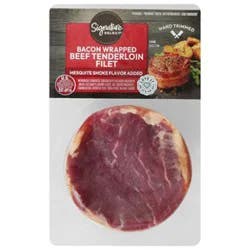 Signature Select Bacon Wrapped Beef Tenderloin Filet - 5 Oz