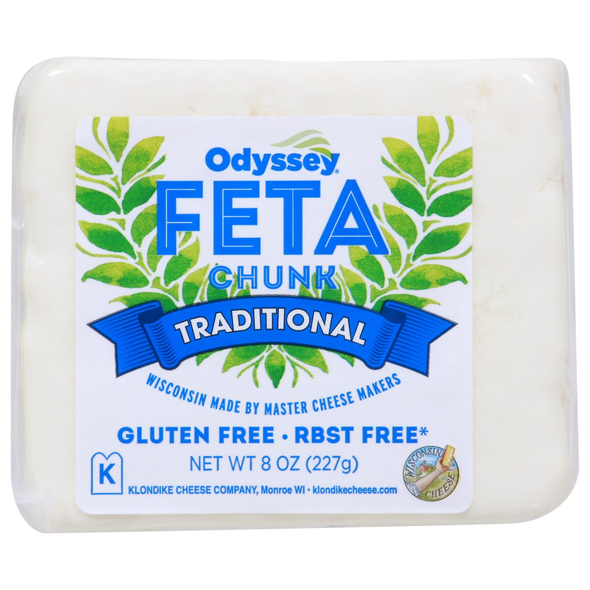 slide 12 of 13, Odyssey Tradional Feta Cheese Chunks - 8 Oz, 8 oz