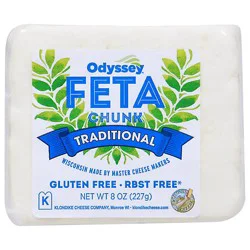 Odyssey Tradional Feta Cheese Chunks - 8 Oz