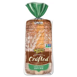 Natures Own Perfectly Crafted Soft Rye Bread Thick Sliced Non-Gmo Rye Bread - 22 Oz