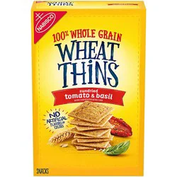 Wheat Thins Sundried Tomato & Basil Whole Grain Wheat Crackers - 8.5 Oz