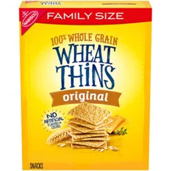 Wheat Thins Original Whole Grain Wheat Crackers Family Size - 14 Oz