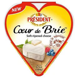 President Coeur De Brie Heart Shaped - 6.5 Oz