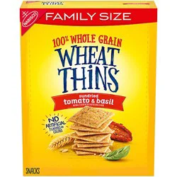 Wheat Thins Sundried Tomato & Basil Whole Grain Wheat Crackers Family Size - 13 Oz