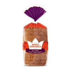 King's Hawaiian Honey Wheat Hawaiian Sliced Bread - 13.5 Oz