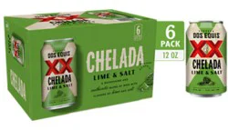 Dos Equis Lime & Salt Mexican Lager Beer Cans - 6-12 Fl. Oz.