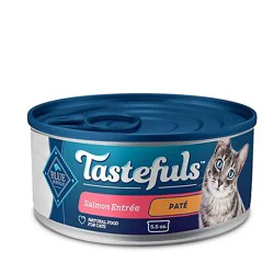 Blue Buffalo Tastefuls Wet Cat Food Pate Salmon Entree Can - 5.5 Oz