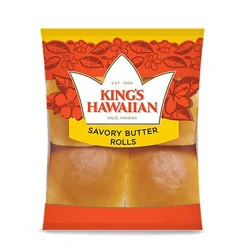King's Hawaiian Savory Butter Rolls - 4 Oz