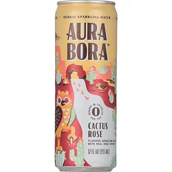 Aura Bora Water Sparkling Cactus Rose - 12 Fz