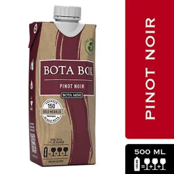 Bota Box Mini Nighthawk Black Wine Pinot Noir Lush - 500 Ml