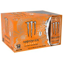 Monster Energy Ultra Sunrise Sugar Free Energy Drink - 12-16 Fl. Oz.