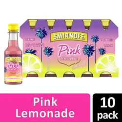 Smirnoff Pink Vodka Infused With Natural Flavors Lemonade - 750 Ml