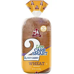 Aunt Millies Live Carb Smart Wheat Bread - 14 Oz