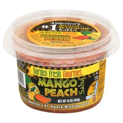 Garden Fresh Gourmet Mango Peach Salsa - 16 Oz