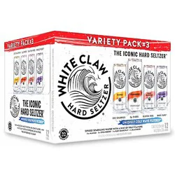 White Claw Hard Seltzer No. 3 Variety Pack In Cans - 12-12 Fl. Oz.