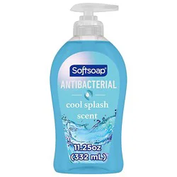 Softsoap Antibacterial Liquid Hand Soap Pump Clean & Protect Cool Splash - 11.25 Fl. Oz.