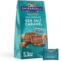 Ghirardelli Sea Salt Caramel Milk Chocolate Squares - 5.3 Oz