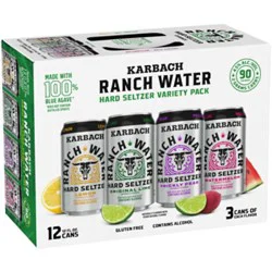 Karbach Ranch Water Hard Seltzer Variety Pack Cans - 12-12 Fl. Oz.