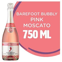 Barefoot Bubbly Pink Moscato Champagne Sparkling Wine - 750 Ml