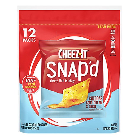 Kellogg's Cheez It Caddies Crackers Sour 9 oz | Shipt