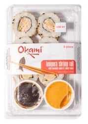 Fujisan Okami Tempura Shrimp Roll* - 6 Count (Available After 11 Am)