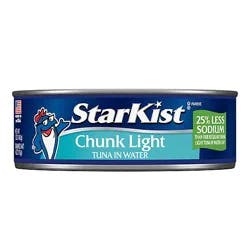 Starkist Chunk Light Tuna In Water 25% Less Sodium - 5 Oz