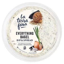 La Terra Fina Everything Bagel Dip And Spread - 10 Oz