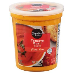 Signature Select Tomato Basil Bisque Soup - 32 Oz