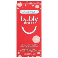 Sodastream Bubly Drops Unswt Strawberry - 40 Ml