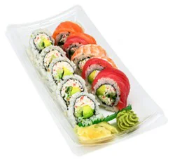 Zenshi Duo Combo Rainbow & California Salad Roll* - 10 Count (Available After 11 Am)