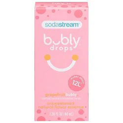 Sodastream Bubly Drops Unswt Grapfruit - 40 Ml