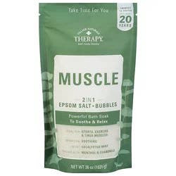 Village Naturals Foaming Soak Aches + Pains Muscle Relief - 36 Oz