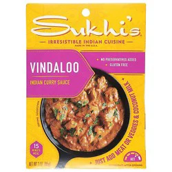 Sukhi's Indian Vindaloo Curry Gluten Free Sauce Paste - 3 Oz