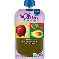 Plum Stage2 Blends Baby Fd Apl Spinach - 3.5 Oz