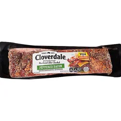 Cloverdale Peppered Bacon Vacuum Pack - 16 Oz