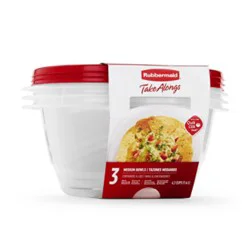 Rbrmd Tka Round Bowls 6.25 Cup - 3 Ct