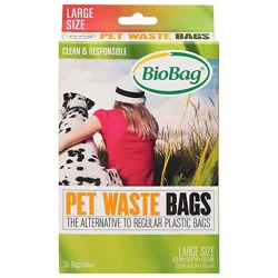 Biobag Dog Waste Bags Large - 35 Ct