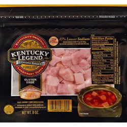 Kentucky Legend Cubed Ham 8oz Package - .5 Lb