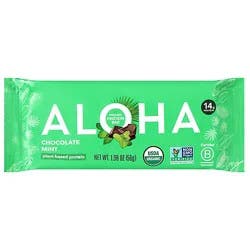 Aloha Plant Based Chocolate Mint Protein Bar - 1.89 Oz