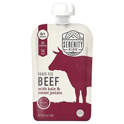 Serenity Kids Grs Fed Beef Kale Swt Potatoes - 3.5 Oz