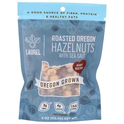 Laurel Foods Hazelnuts Roasted & Slated - 4 Oz
