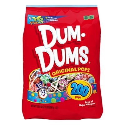 slide 1 of 5, Dum Dum Pops Gusset Bag - 200 Ct, 33.9 oz