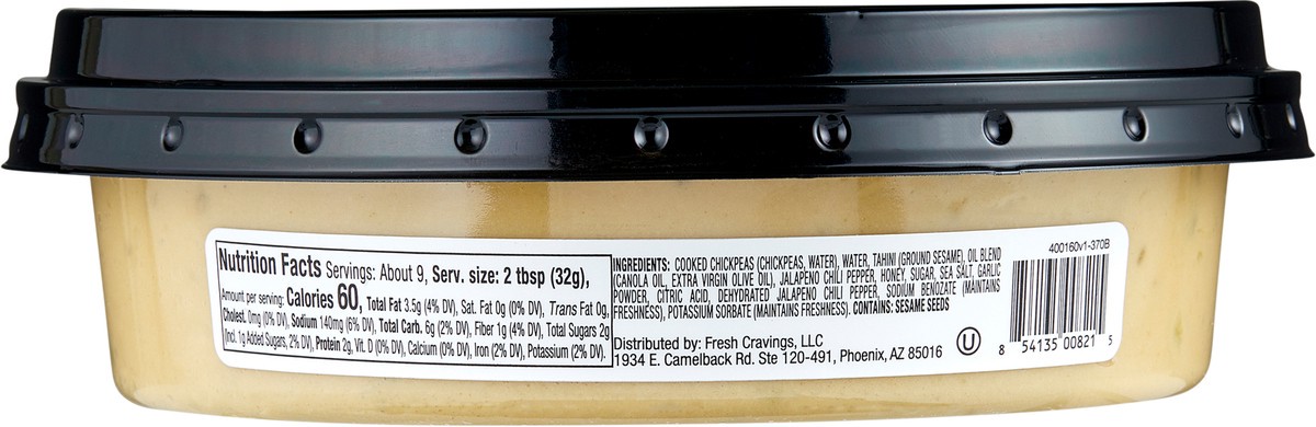 slide 3 of 8, Fresh Cravings Honey Jalapeno Hummus - 10 Oz, 10 oz