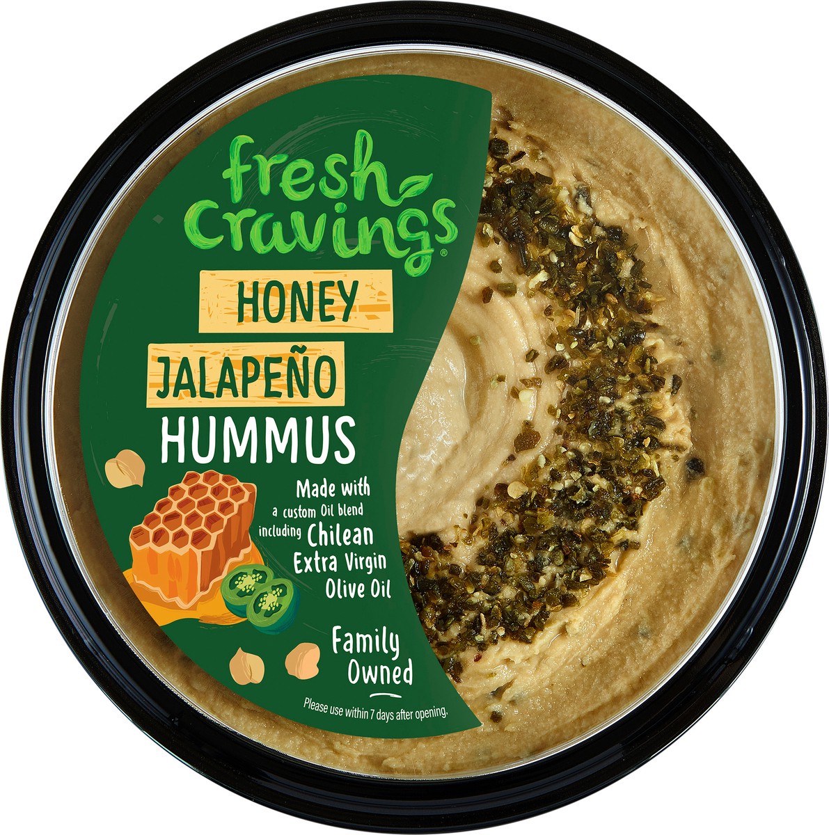 slide 6 of 8, Fresh Cravings Honey Jalapeno Hummus - 10 Oz, 10 oz