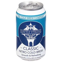 Seattle Strong Nitro Coldbrew Coffee - 12 Fz