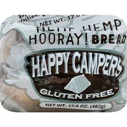 Happy Campers Gluten Free Bread Hemp Hemp Hooray Gluten Free - 17 Oz