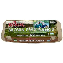 Wilcox Cage Free Brown Eggs - 12 Ct
