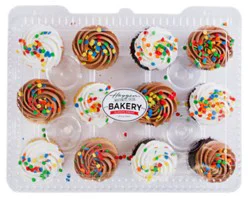 Haggen Buttercream Cupcakes Assorted - Made Right Here Always Fresh - 12 Ct.