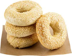 Haggen Always Fresh Sesame Seed Bagels - 4 Count